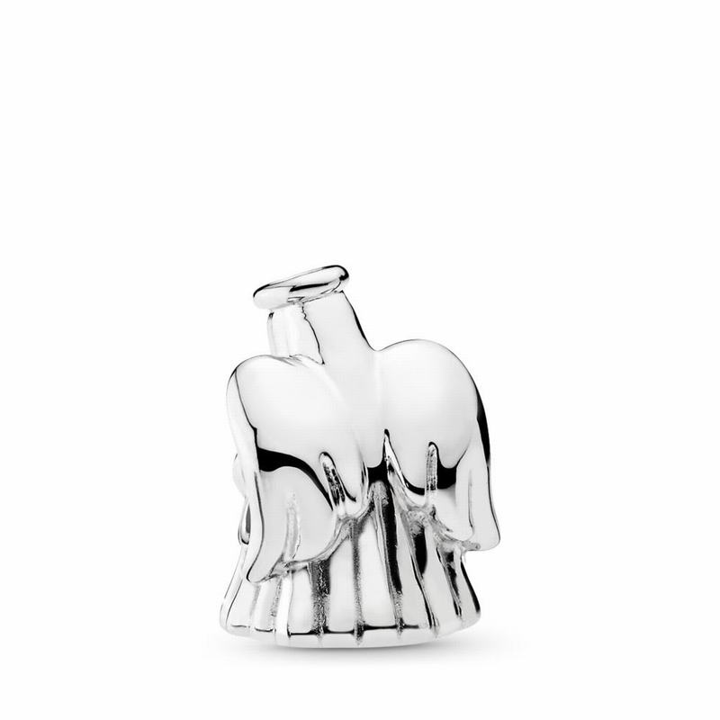 Pandora Angel Of Love Charm Ireland - Sterling Silver/Cubic Zirconia - 825670CMS